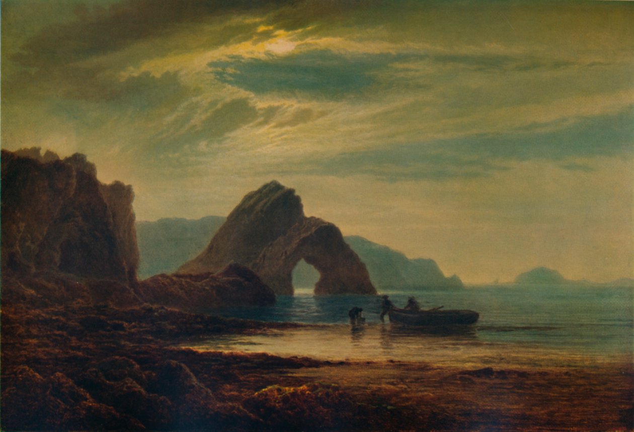 Gilters Point, Tenby, au clair de lune, 1872-1874 - Arthur Gilbert