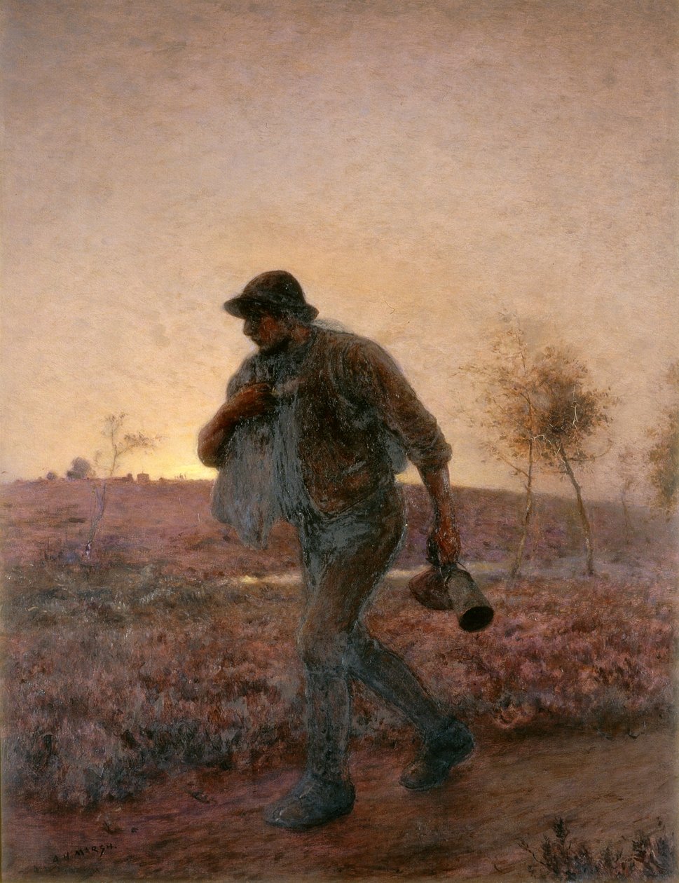 Le Laboureur rentre chez lui, fatigué - Arthur Hardwick Marsh