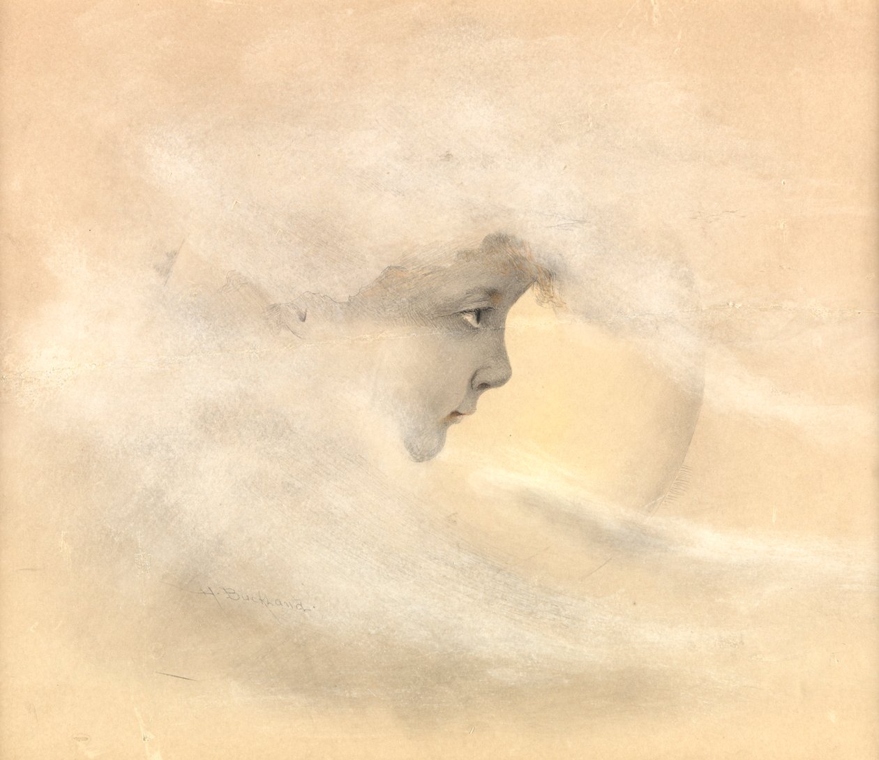 Peter Pan, ou Garçon dans la Lune, c.1910 - Arthur Herbert Buckland