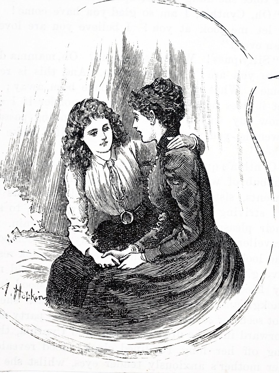 Sœurs échangeant des confidences - Arthur Hopkins