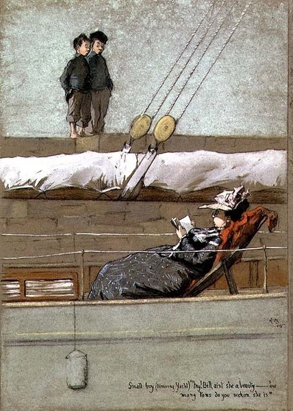 Petit Garçon (admirant le yacht) 