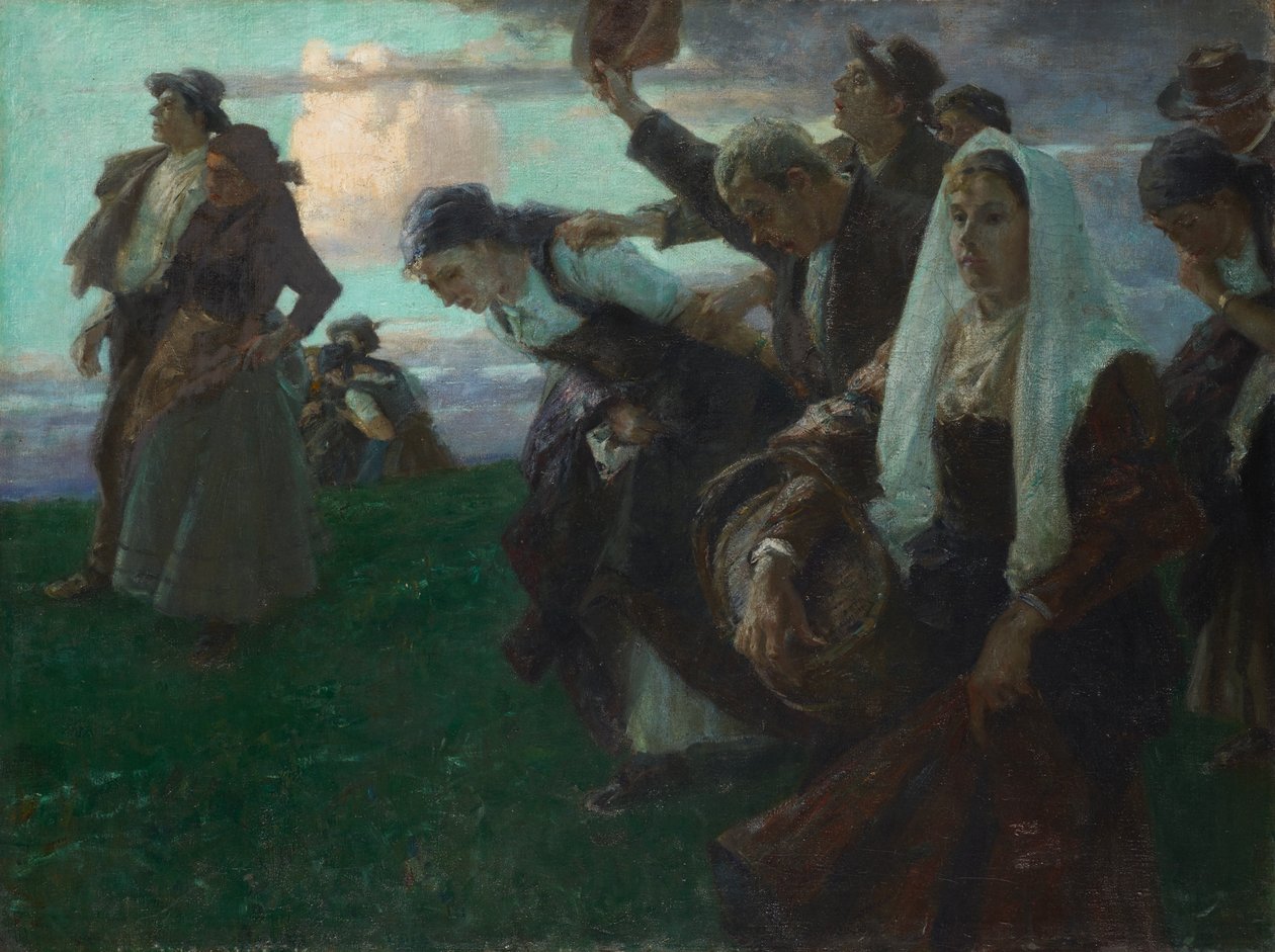 Retour de la fête paroissiale - Arthur Langhammer
