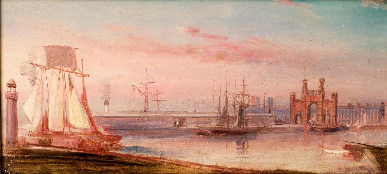 Earl Grey Dock, avec le navire 