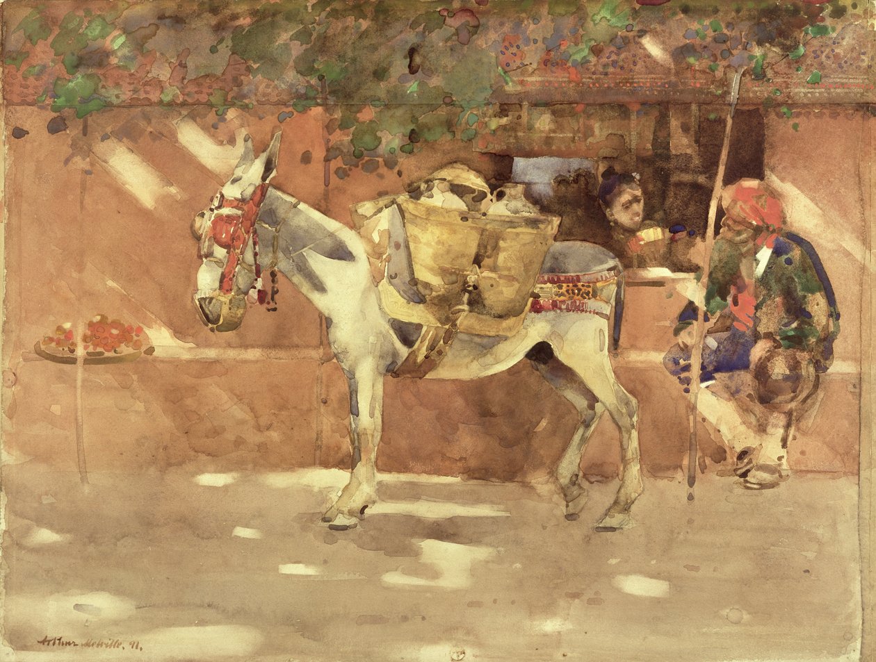 Un chemin à Grenade, 1891 - Arthur Melville