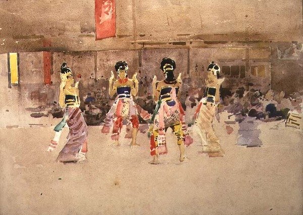 Danseurs javanais - Arthur Melville