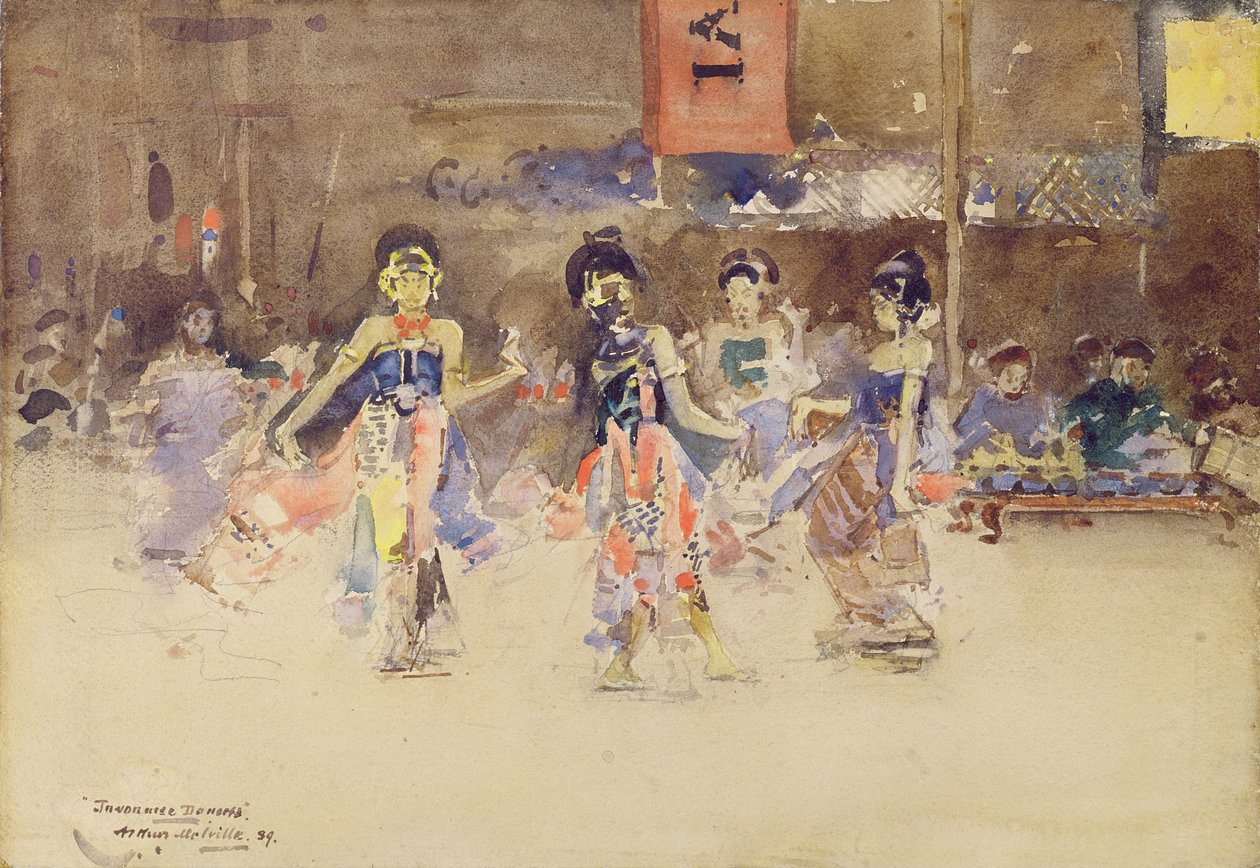 Les Danseurs Javanais, 1889 - Arthur Melville