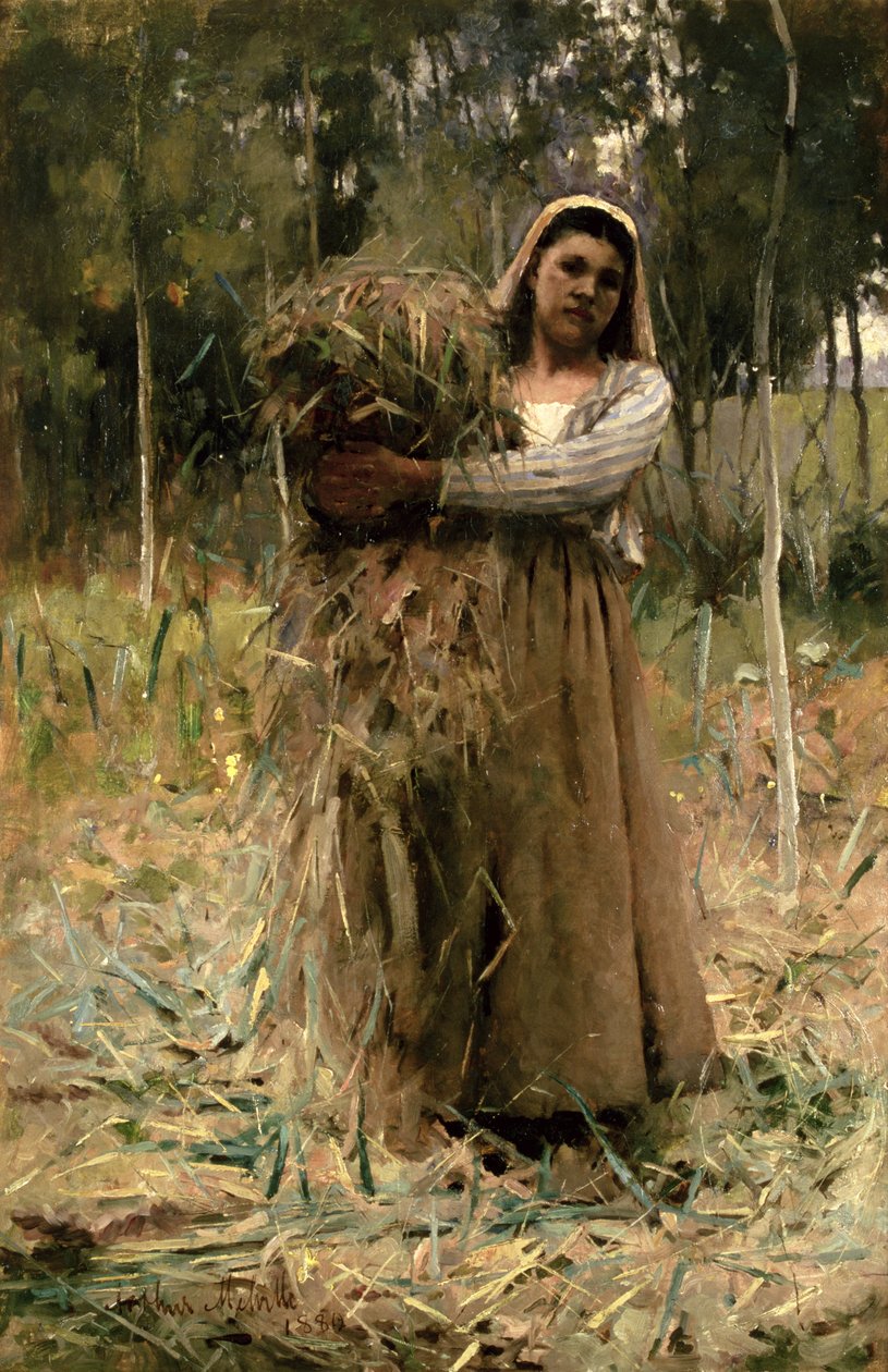 La Paysanne (La Ramasseuse de fagots) 1880 - Arthur Melville