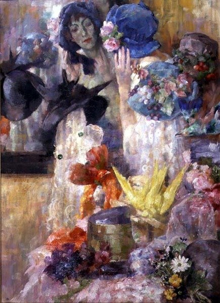 Le Chapeau Bleu - Arthur Navez