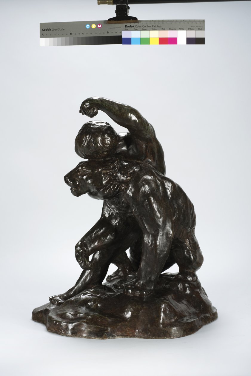 Puma et enfant (bronze) - Arthur Putnam