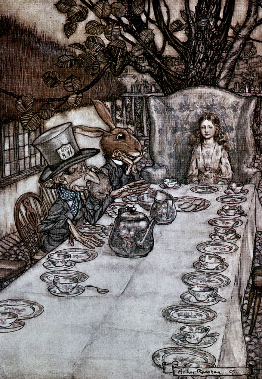 Alice au pays des merveilles, 1917 - Arthur Rackham