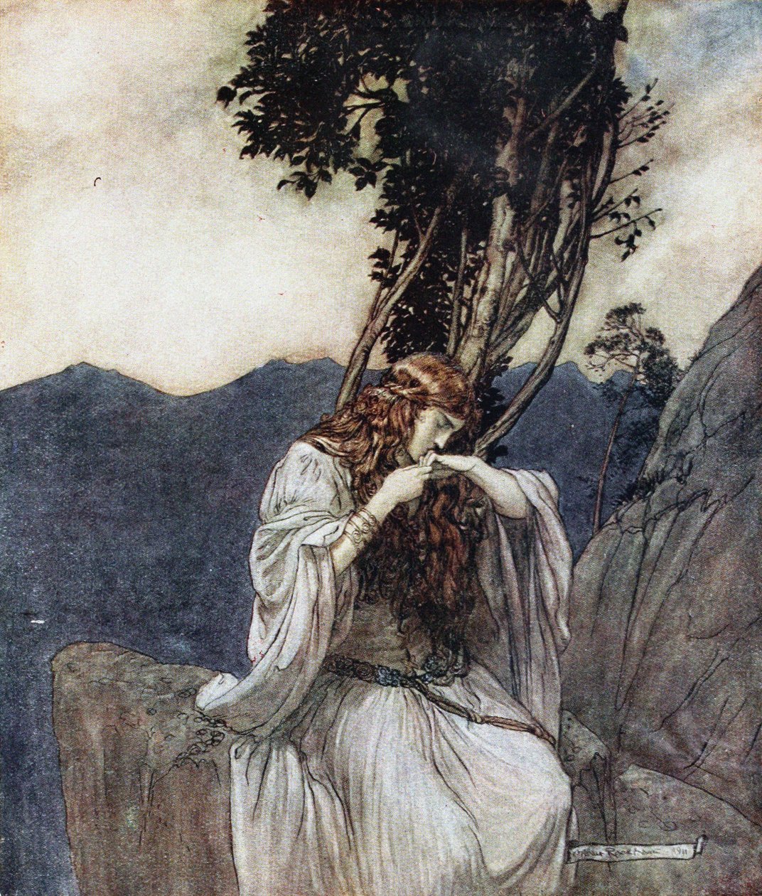 Brünnhilde embrasse l
