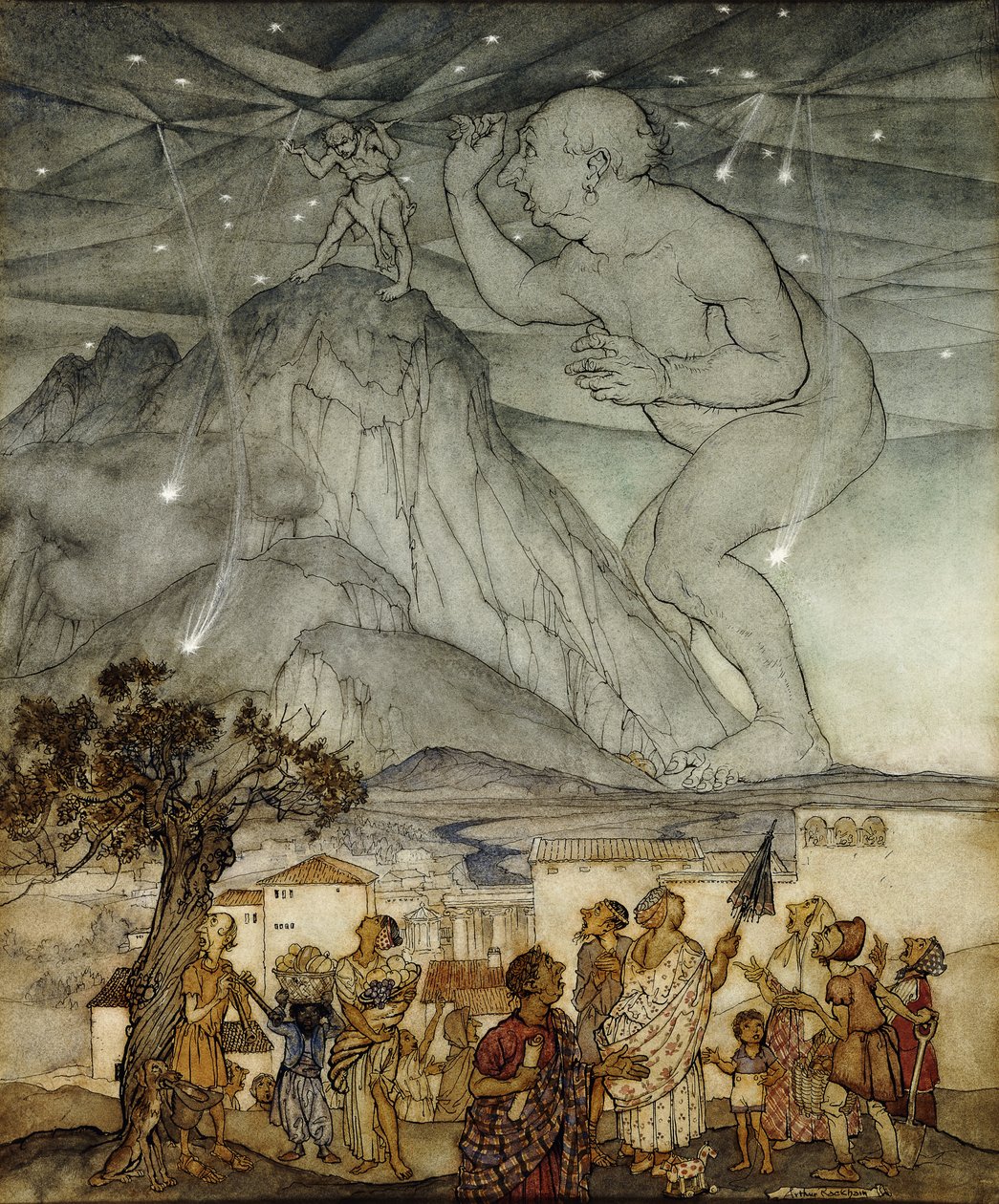 Hercule soutenant le ciel à la place d