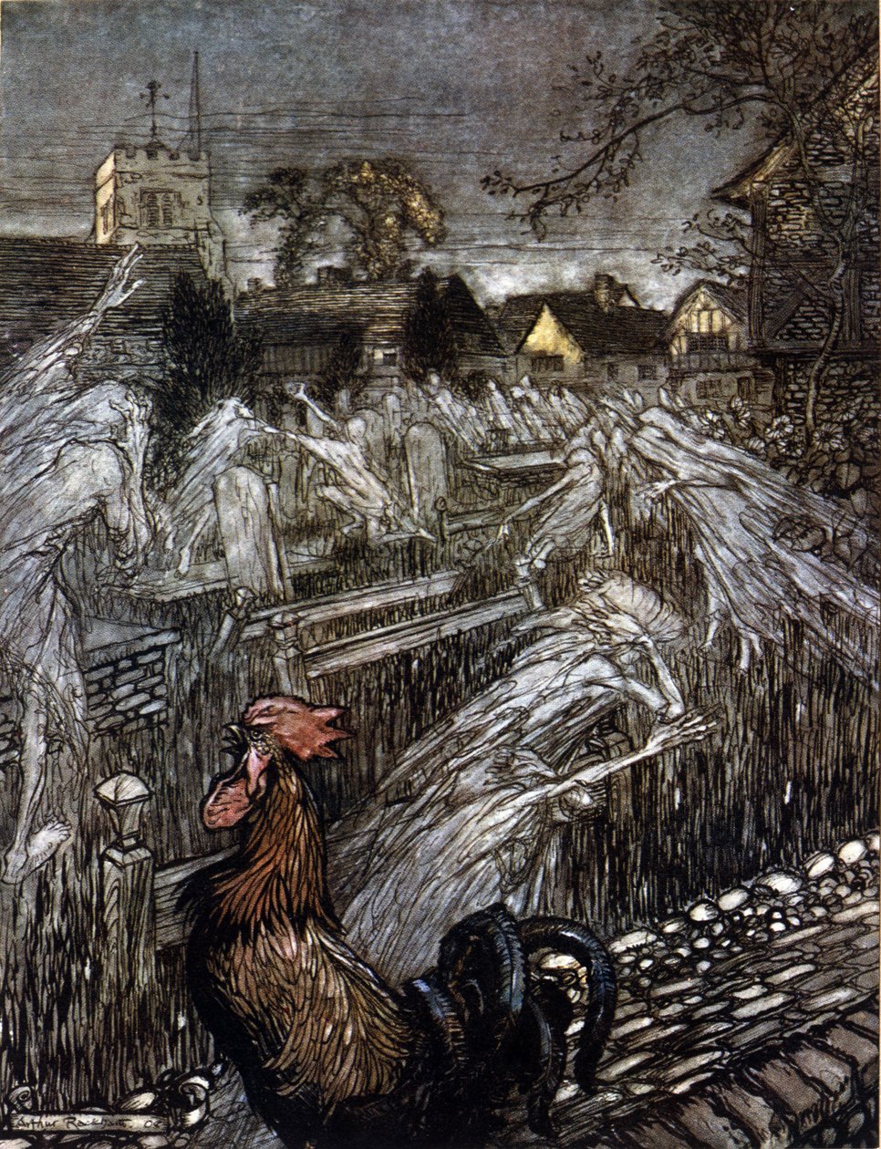 Illustration par Arthur Rackham pour Le Songe d