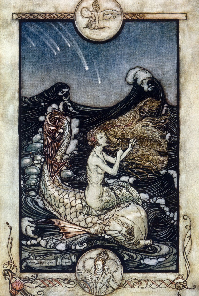 Illustration par Arthur RACKHAM (1867-1939) pour Le Songe d