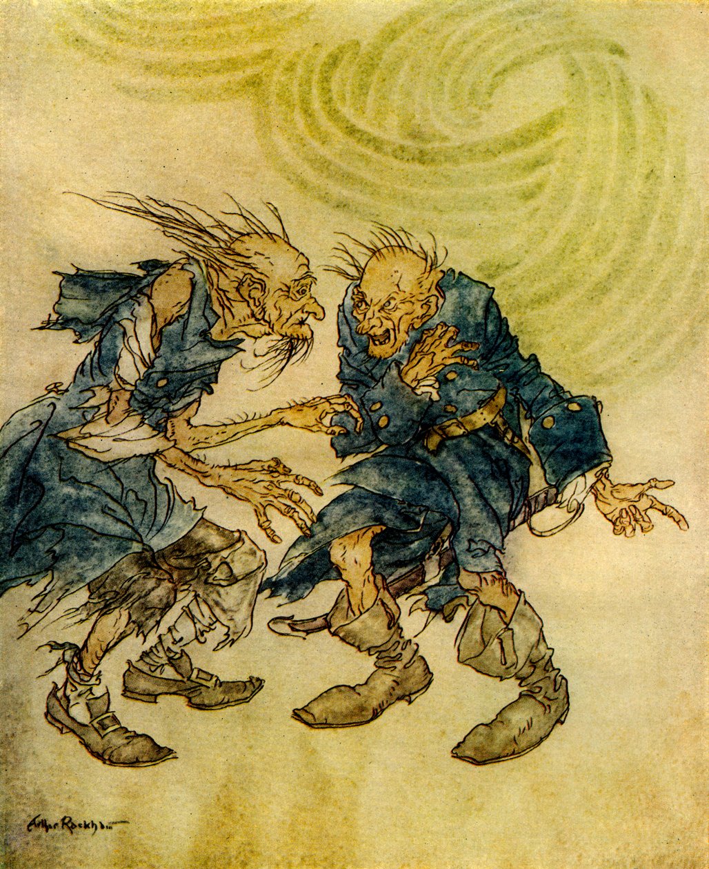 Manuscrit trouvé dans une bouteille par Edgar Allan Poe - Arthur Rackham