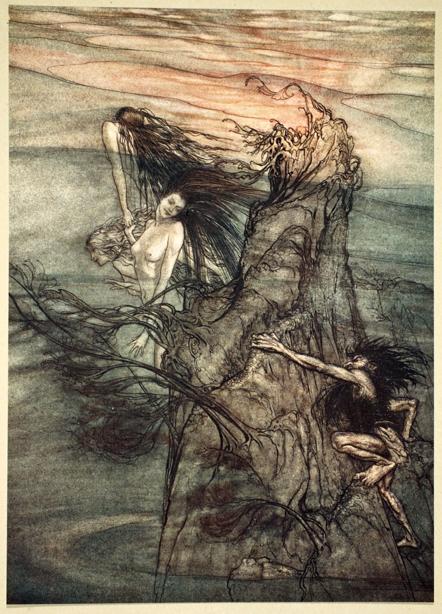 Moque-toi! Moque! Le Nibelung fait pour ton jouet!, 1910 - Arthur Rackham