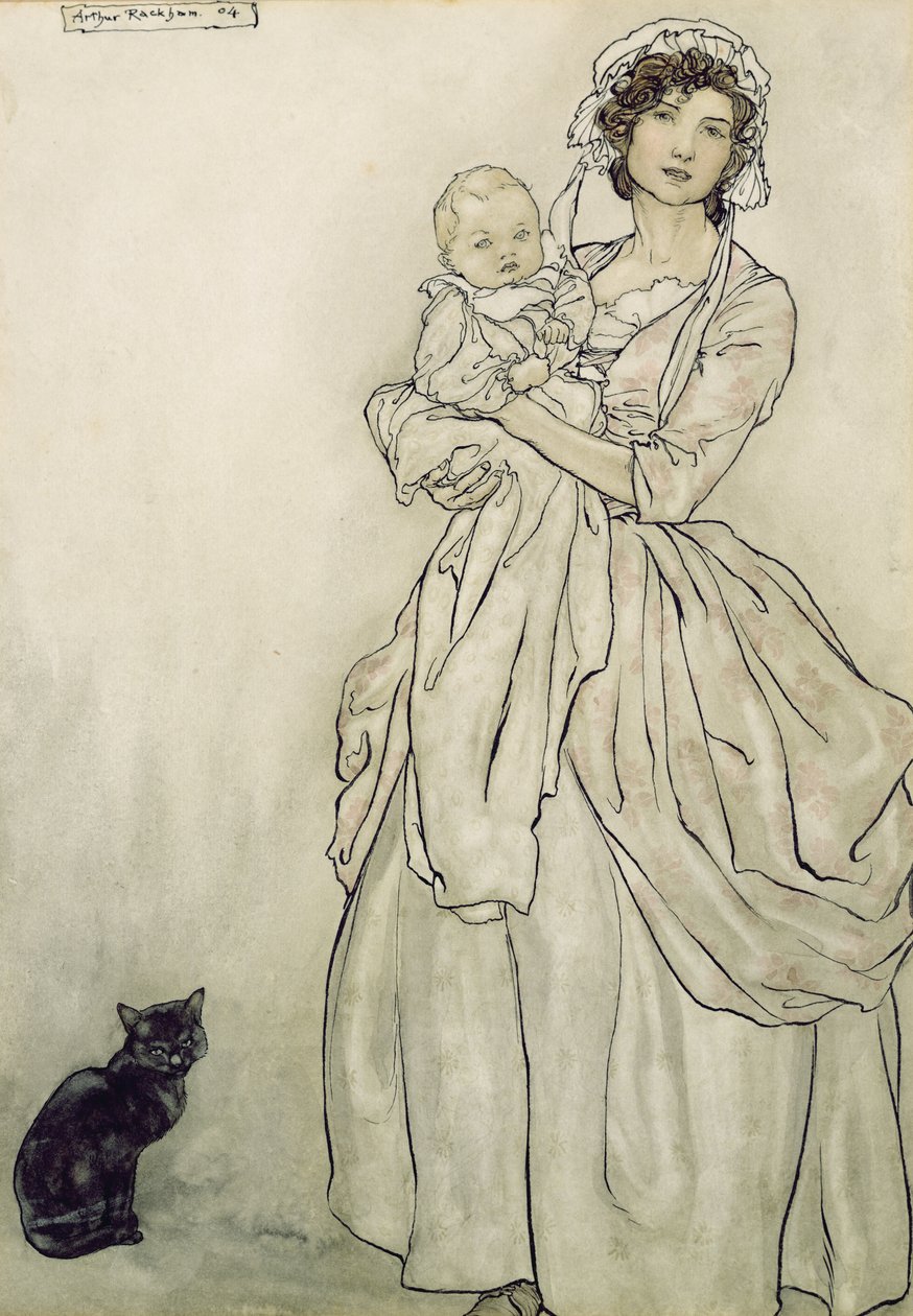 La fille et le petit-fils de Rip, 1904 - Arthur Rackham