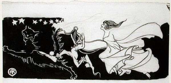 Frolics au clair de lune - Arthur Rackham