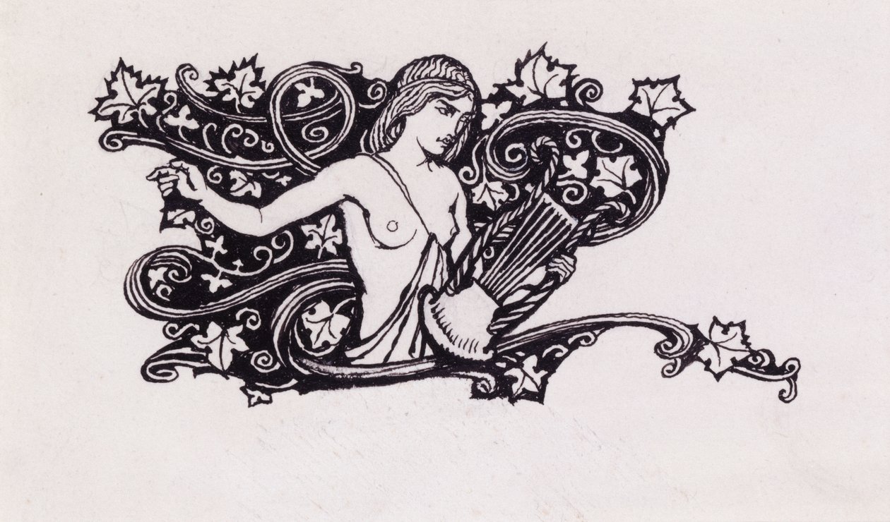 Doux écho, douce nymphe, illustration de Comus, par John Milton (1608-74), version publiée en 1921 - Arthur Rackham