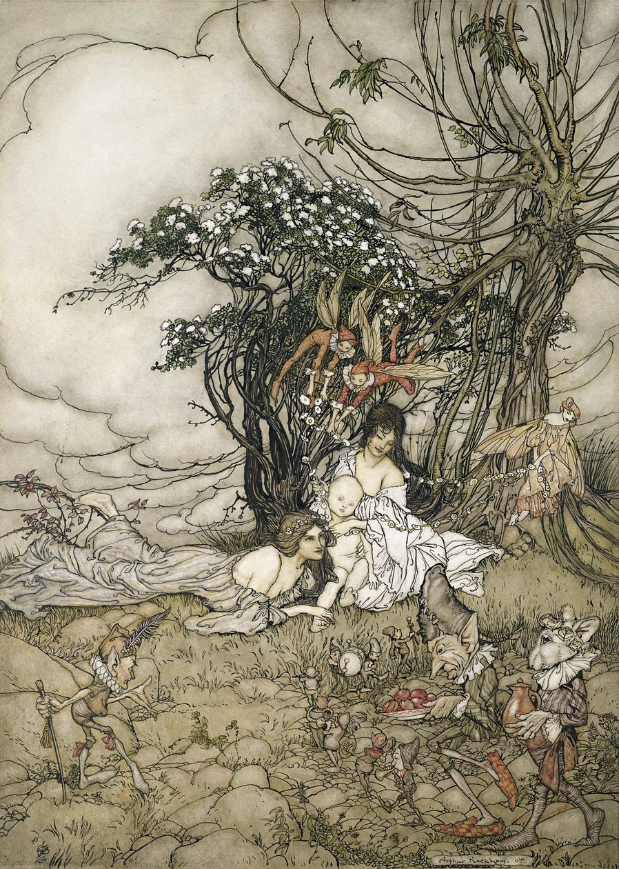 Le changelin, 1905 - Arthur Rackham