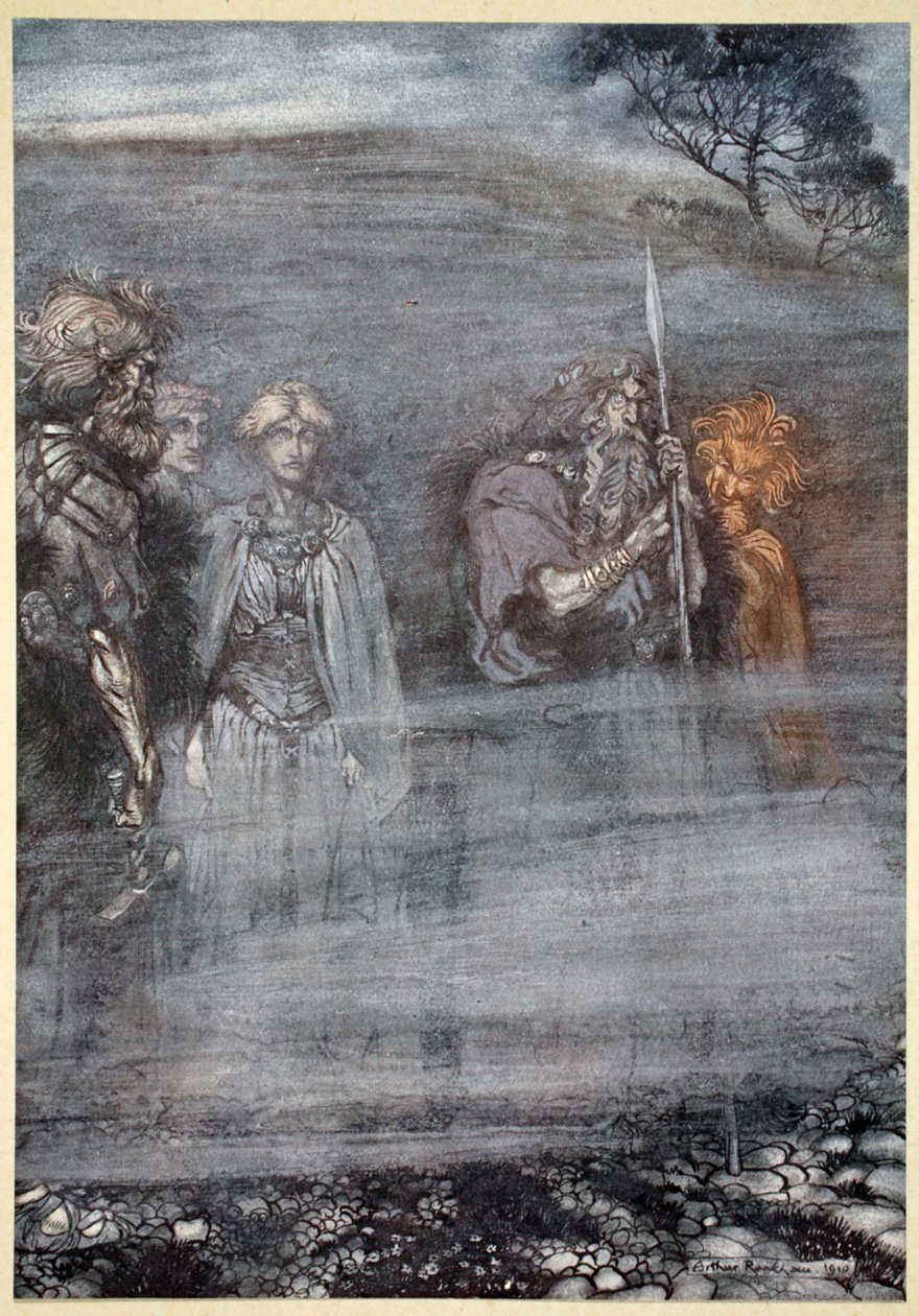 Les Dieux pâlissent et vieillissent à la perte de Freia, 1910 - Arthur Rackham