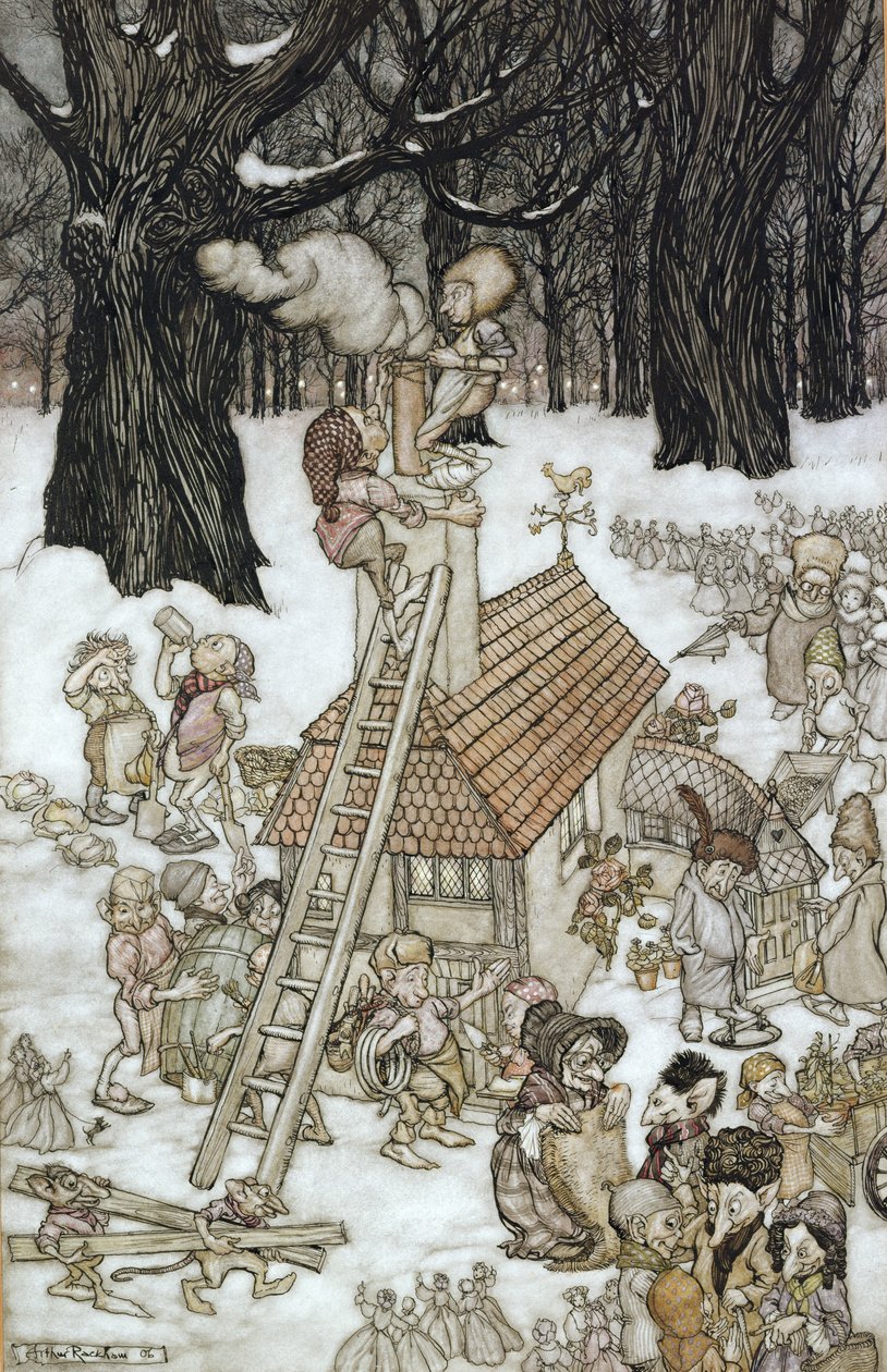 La Maison construite pour Maimie, 1906 - Arthur Rackham
