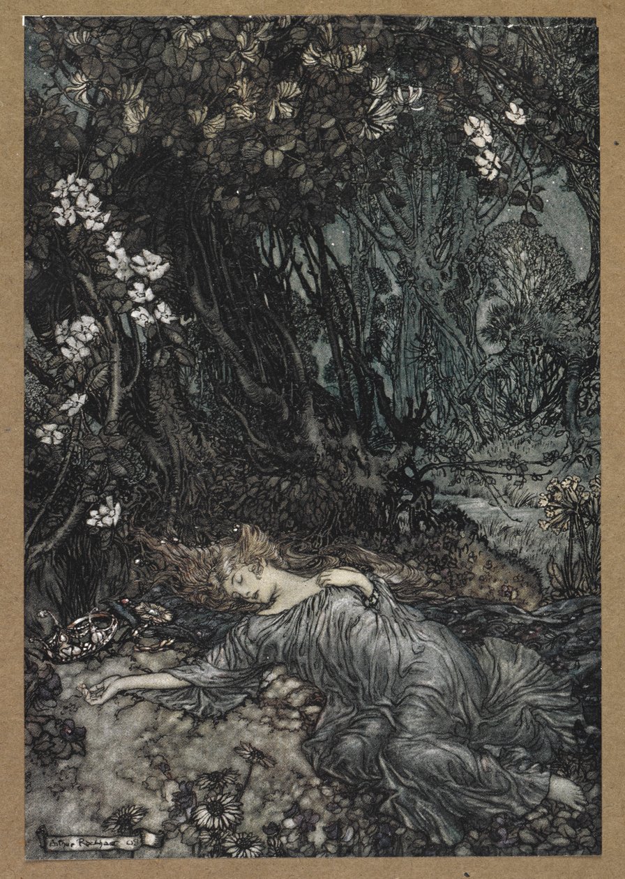 Titania endormie. Une scène de 
