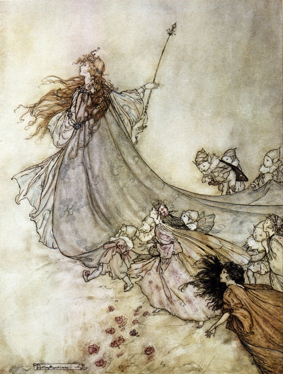 Titania la reine des fées. Illustration pour Le Songe d