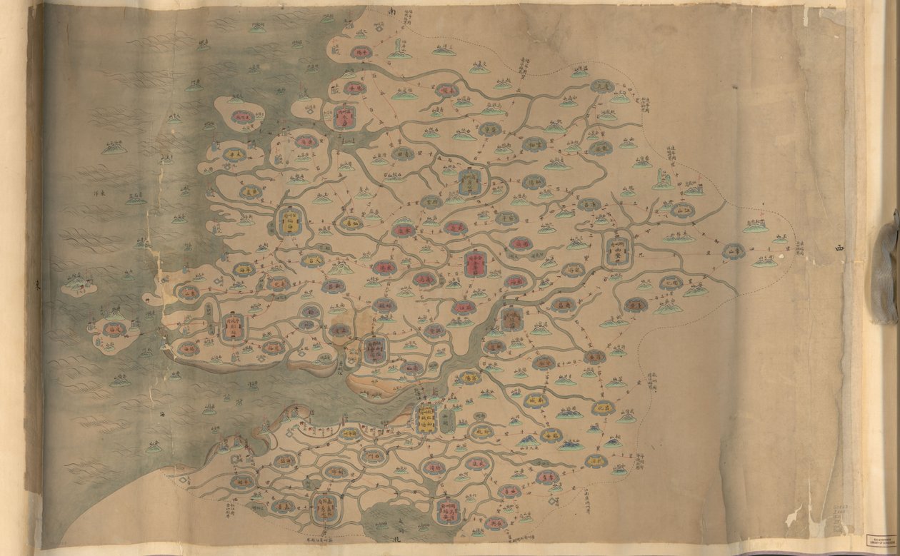 Carte picturale de la province du Zhejiang - Arthur W. Hummel