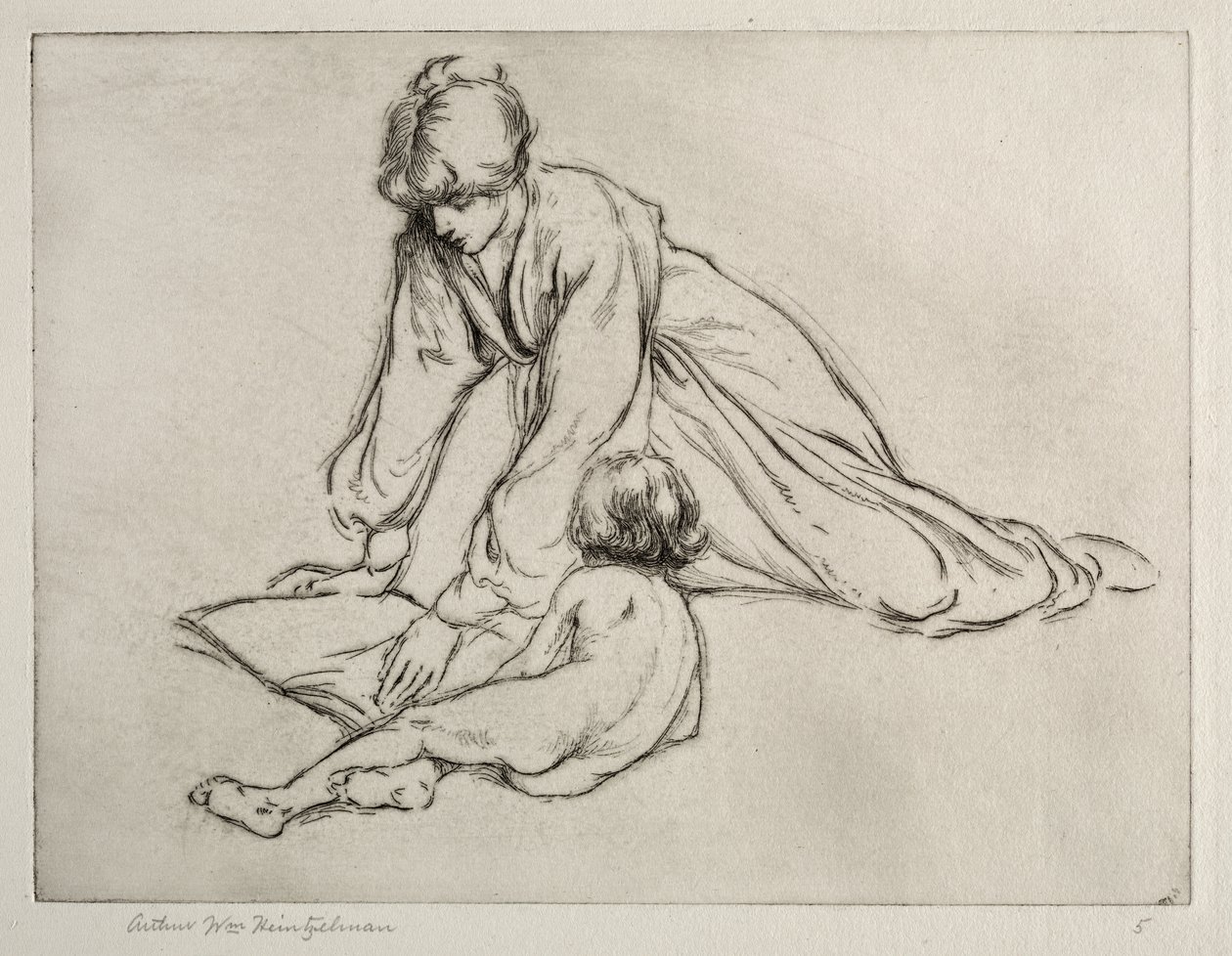 Le Bain de Soleil - Arthur William Heintzelman