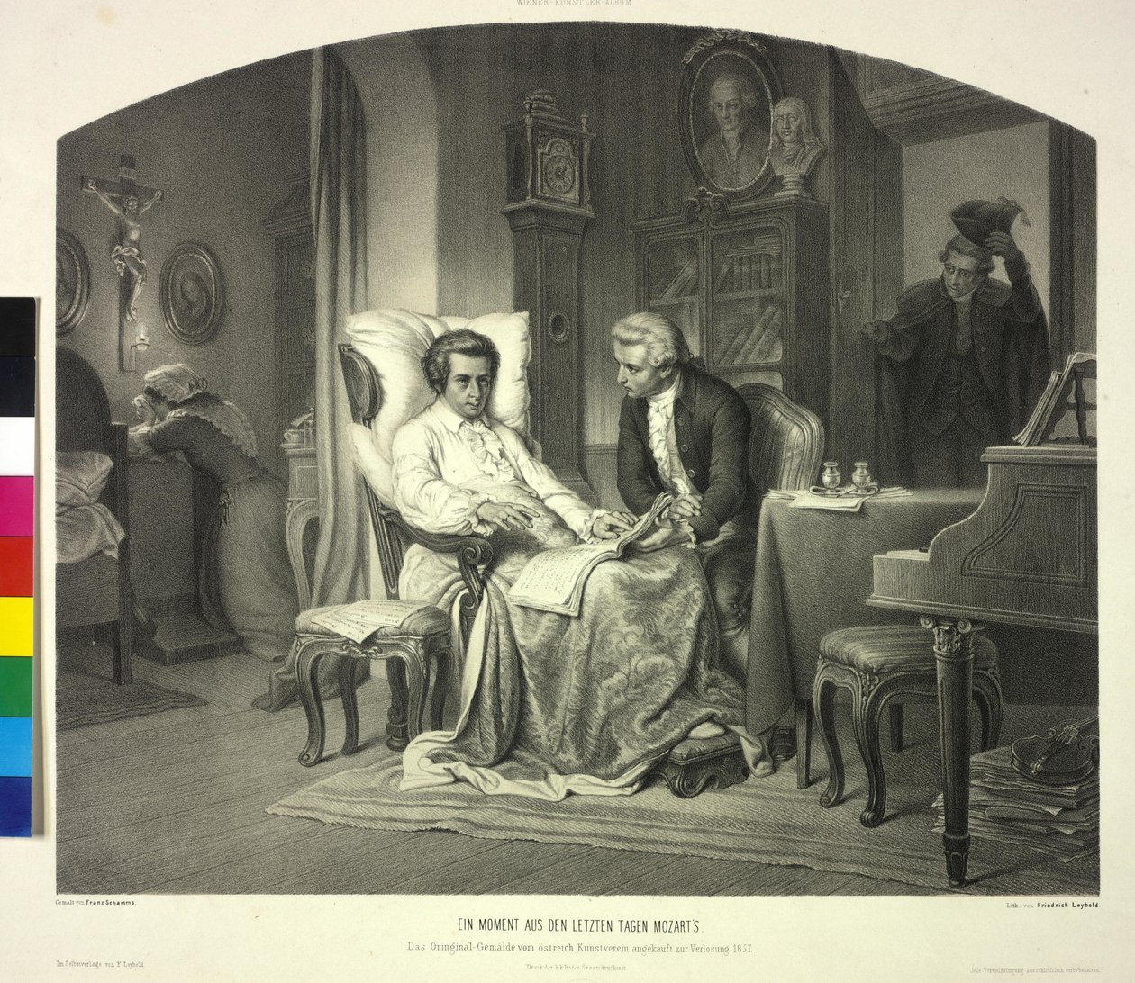Un moment des derniers jours de Mozart - Artist Unknown