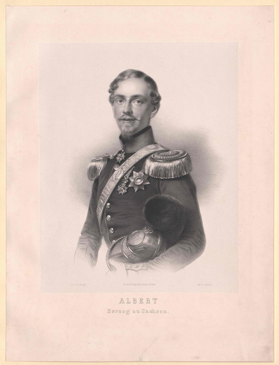 Albert Ier, roi de Saxe, - Artist Unknown