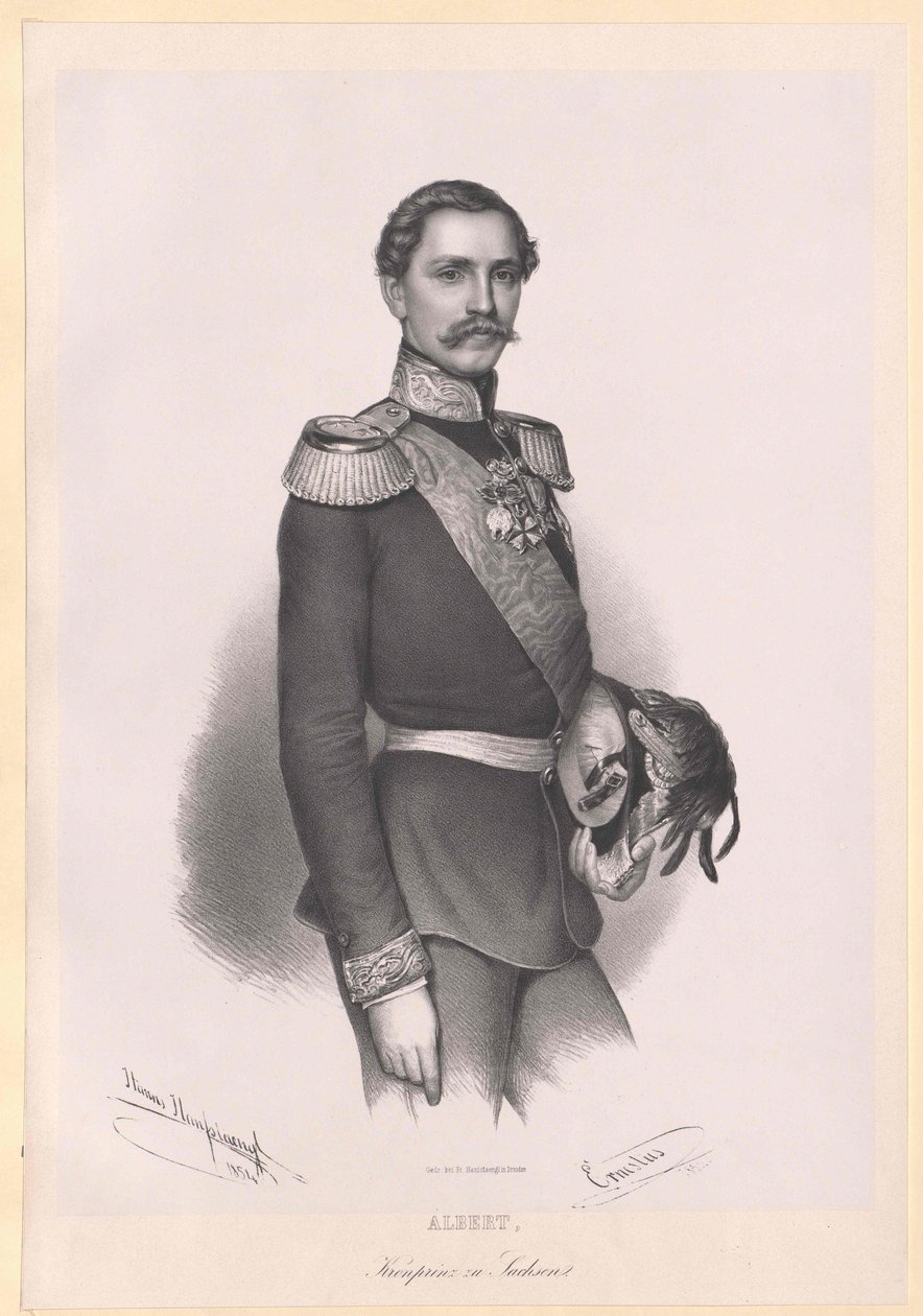 Albert Ier, roi de Saxe, - Artist Unknown
