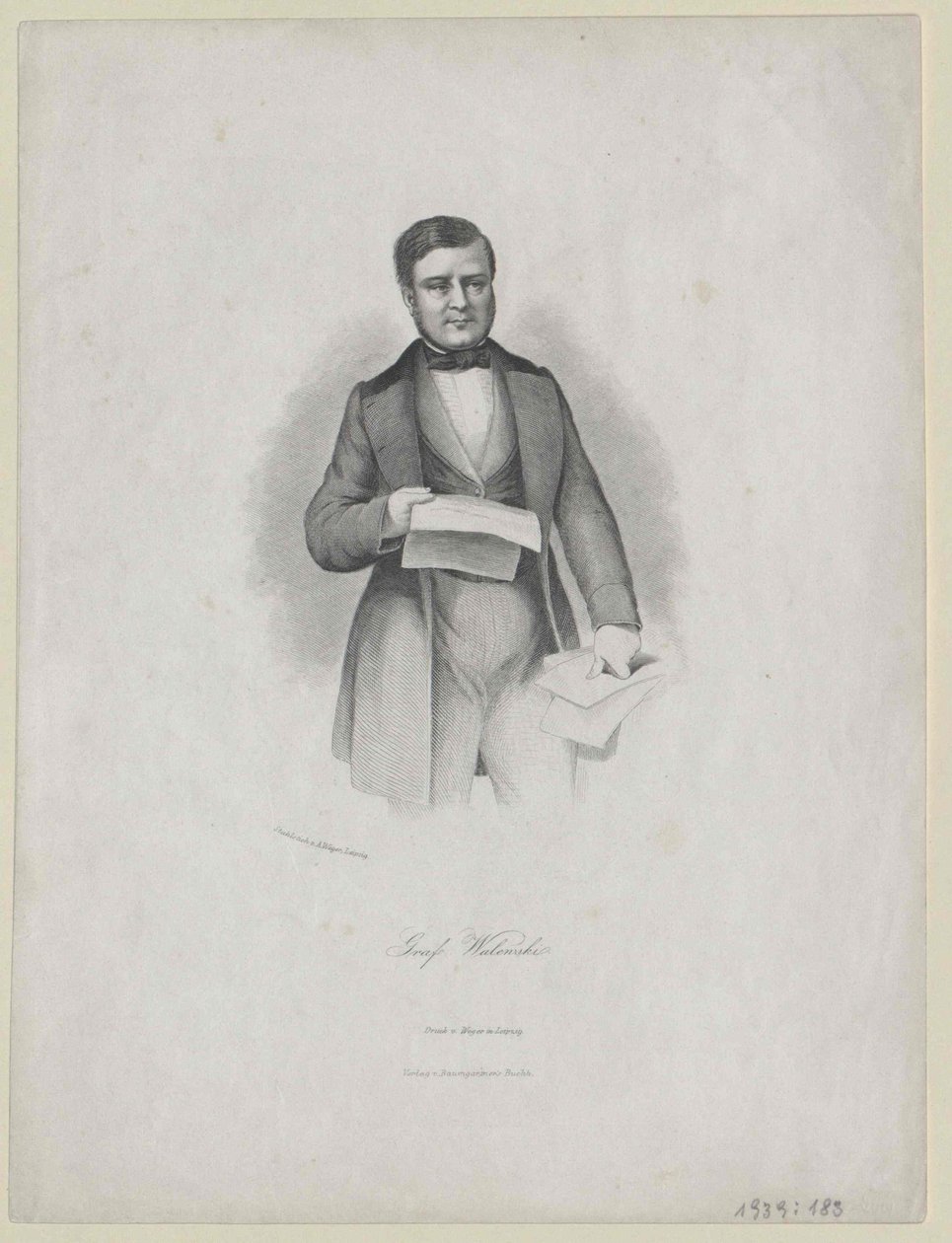 Alexandre Comte Walewski - Artist Unknown
