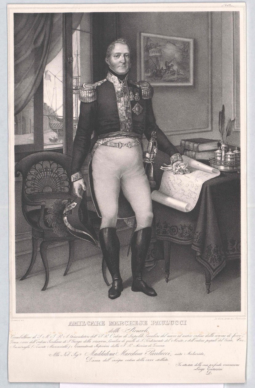 Amilcare Marquis Paulucci delle Roncole - Artist Unknown