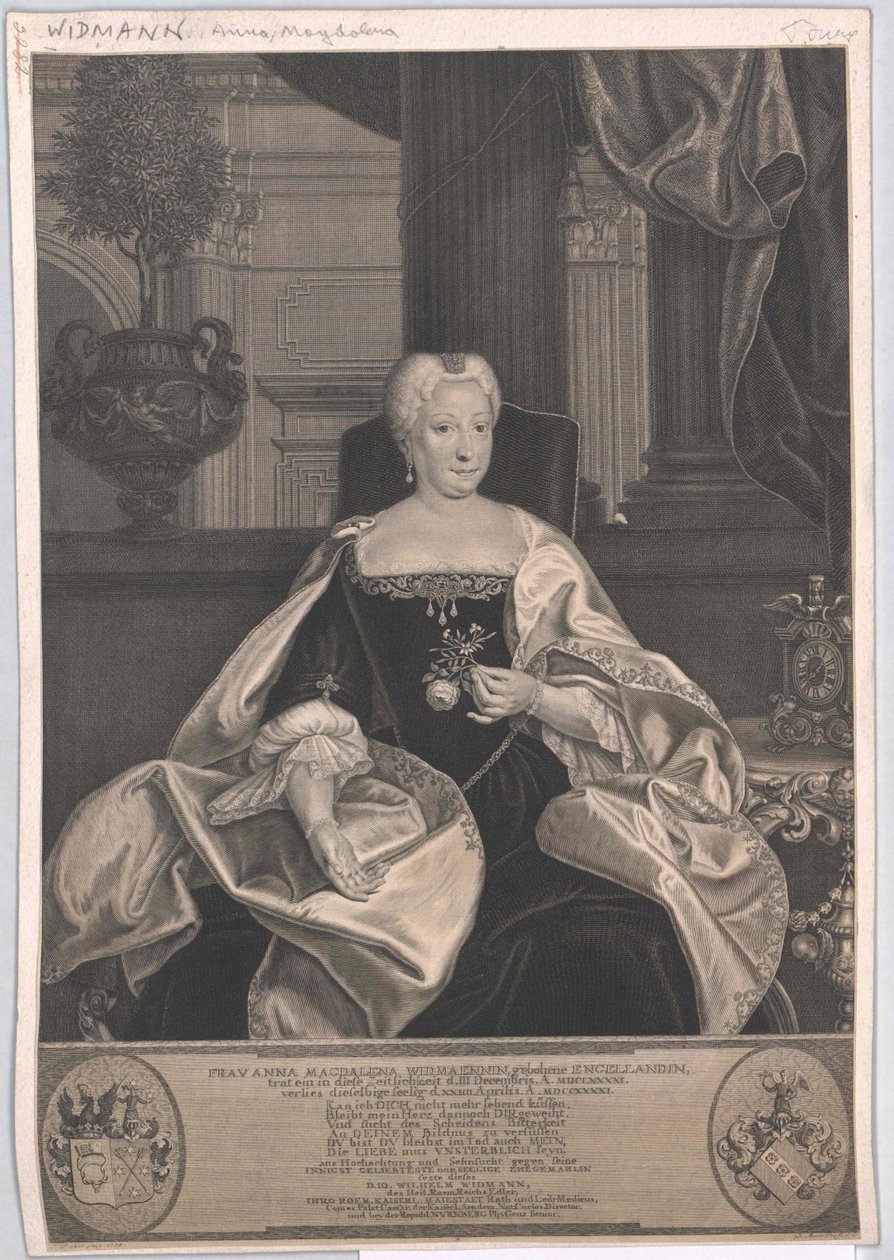 Anna Magdalene Engelland - Artist Unknown