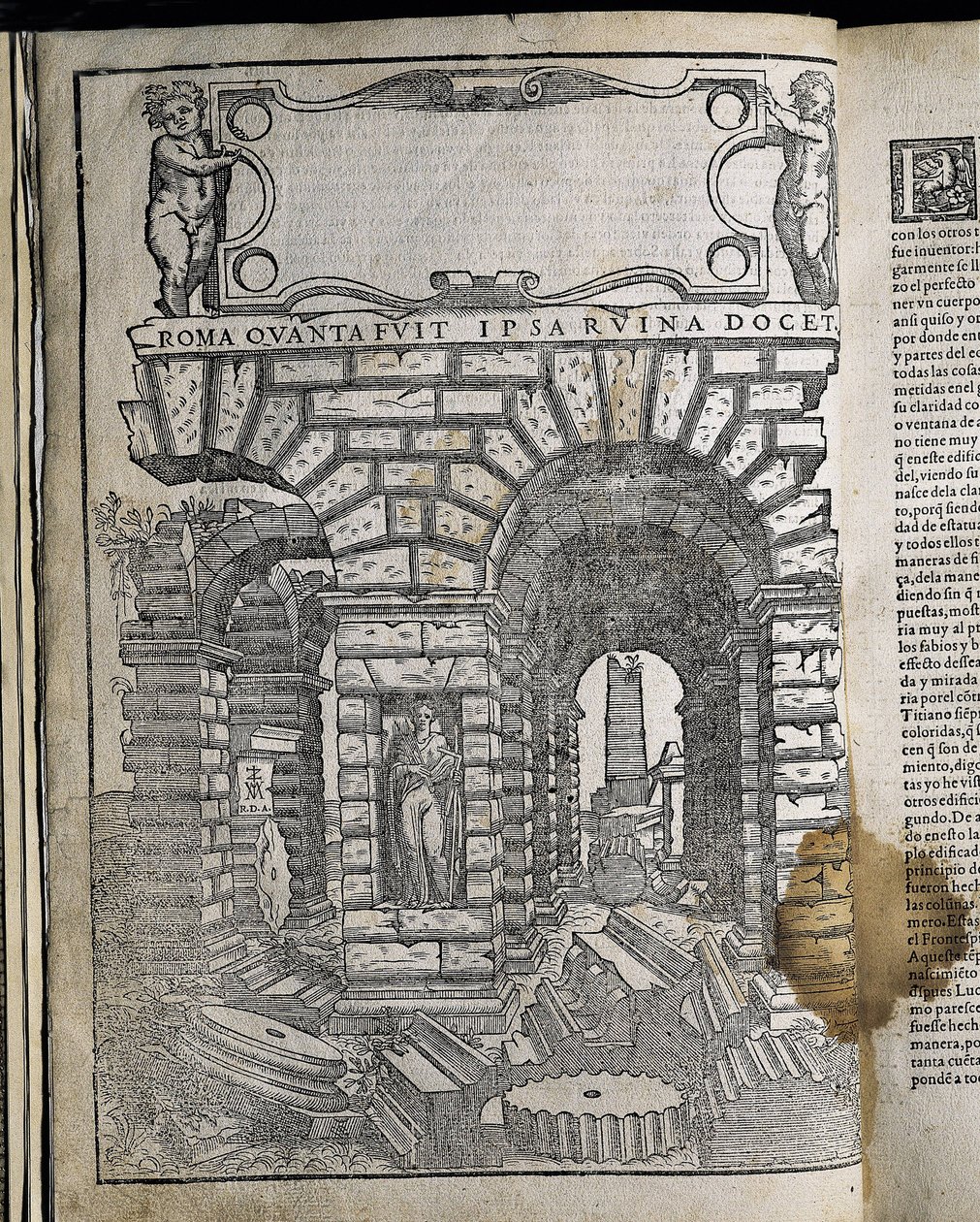 Architecture et travail de perspective - SERLIO, Sebastiano (1475-1554). Architecte maniériste italien, qui faisait partie de l