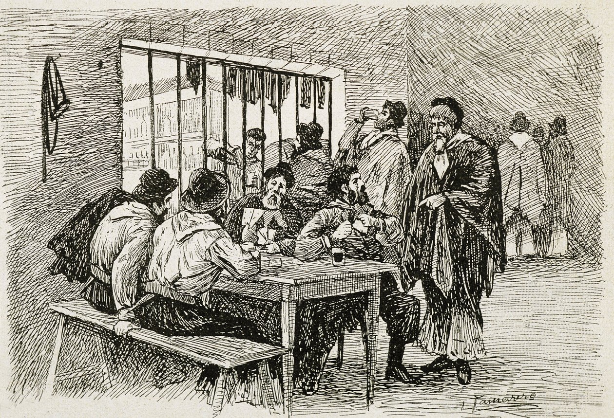 Argentine (20e siècle). Pulperia, une taverne et boutique de liqueurs. Illustration de T.Tamarera - Artist Unknown