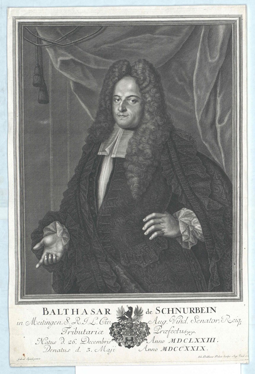 Balthazar Schnurbein de et vers Meitingen - Artist Unknown