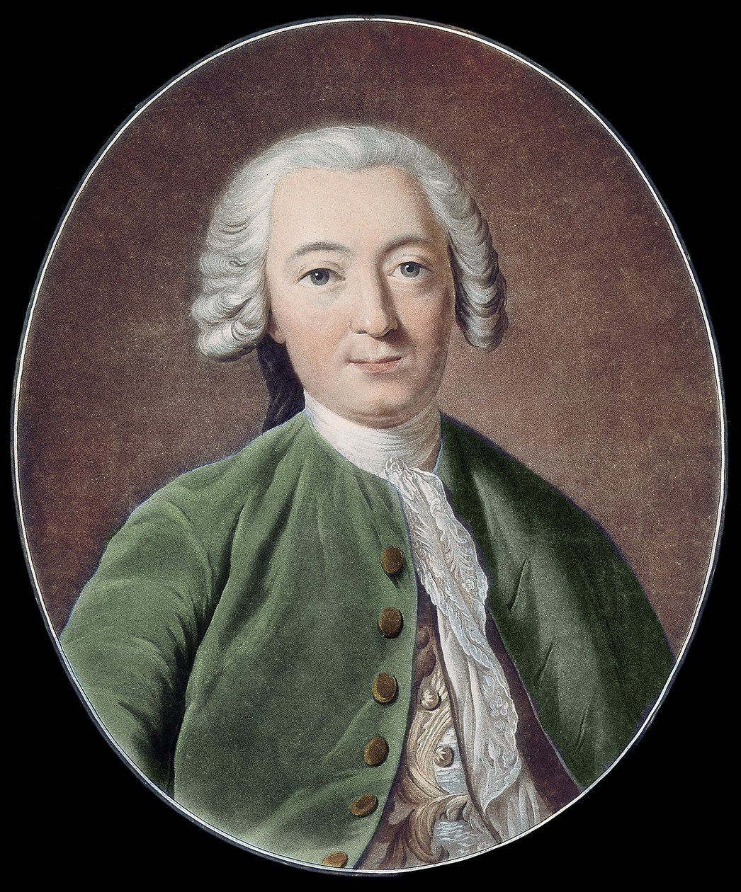 CLAUDE ADRIEN HELVETIUS. Philosophe anglais (gravure) - Artist Unknown