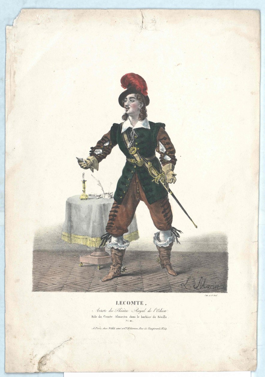 Charles Horace Badun Lecomte - Artist Unknown