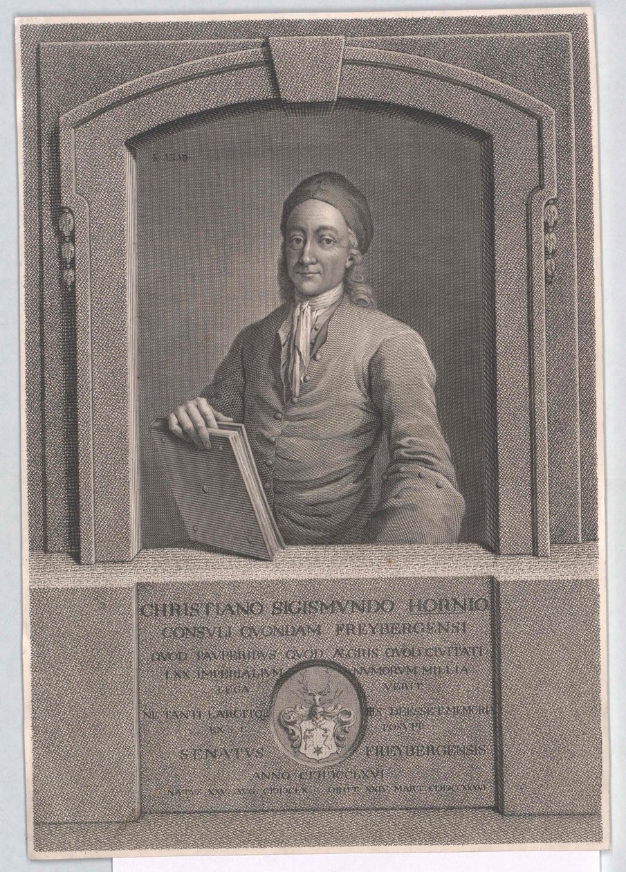 Christian Sigismund horn - Artist Unknown