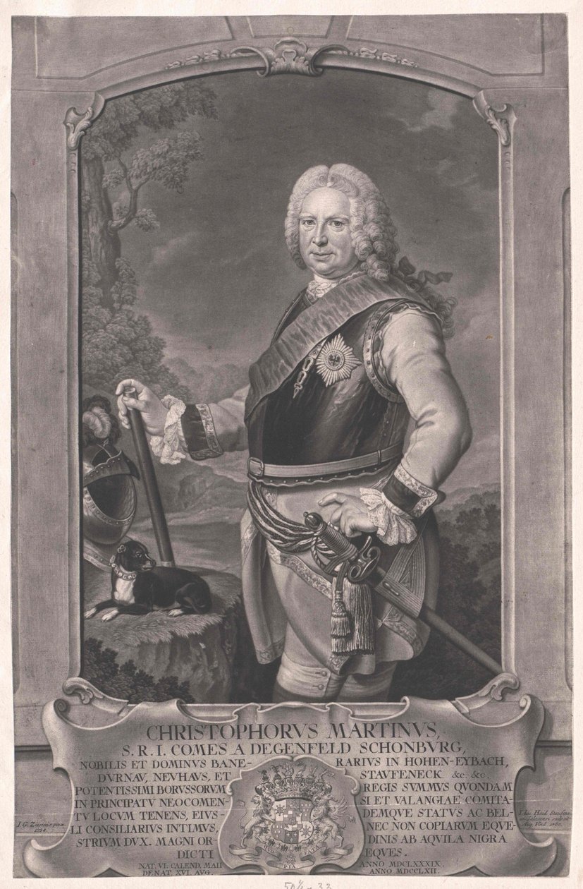 Christoph Martin count de Degenfeld-Schonburg - Artist Unknown