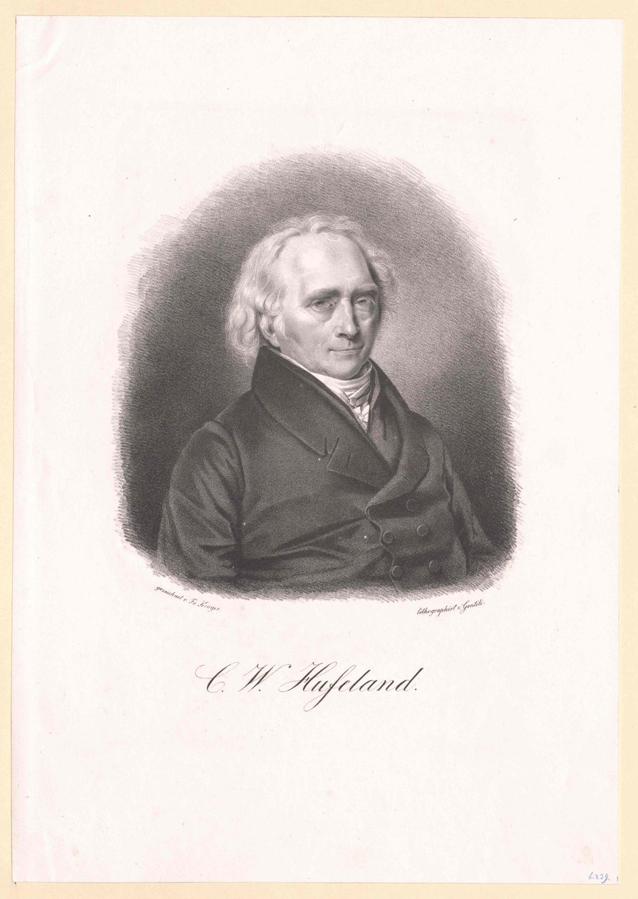 Christoph Wilhelm Hufeland - Artist Unknown
