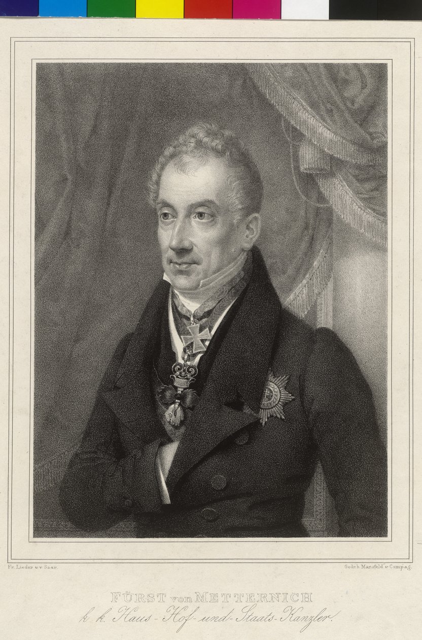 Clement Wenzel Lothar prince de Metternich-Winneburg - Artist Unknown