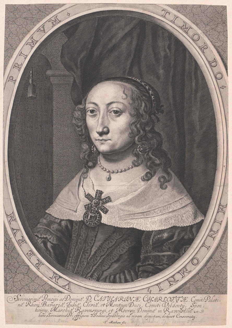 Comtesse palatine de Deux-Ponts Catherine Charlotte - Artist Unknown