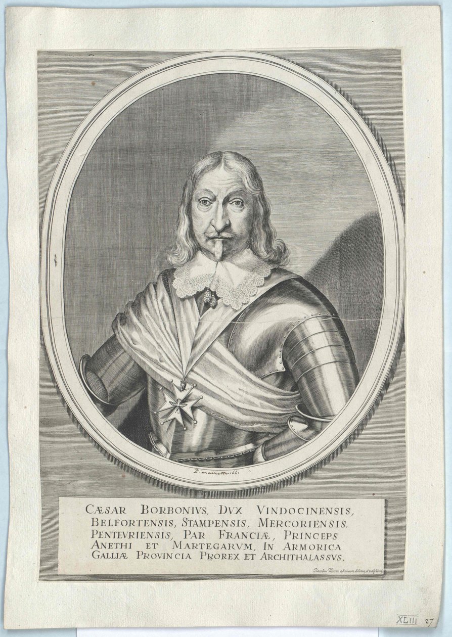 Duc de Vend006d00650020Bourbon - Artist Unknown
