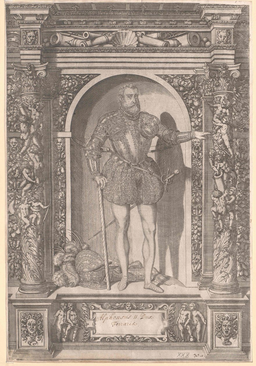 Duc de Modène et de Ferrare Alphonse II d