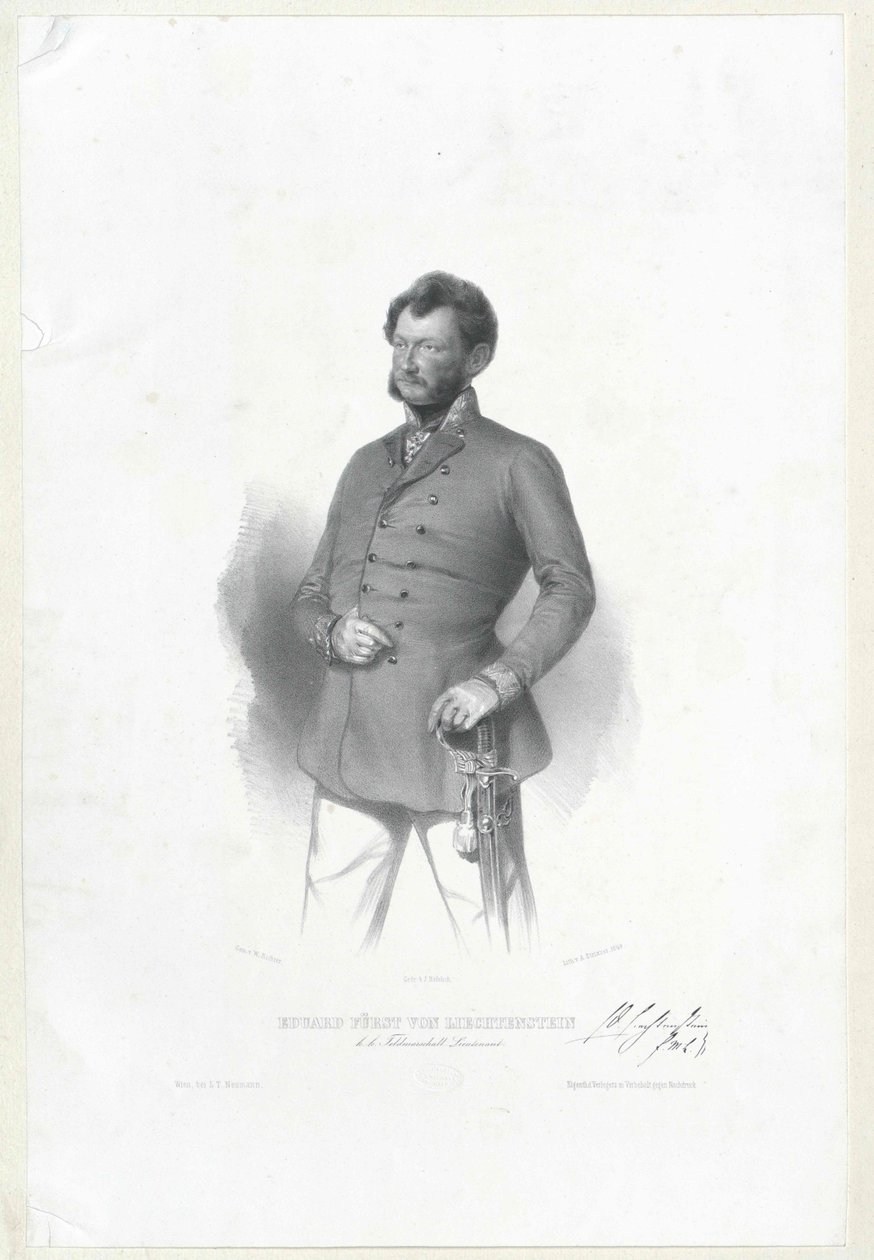 Édouard, comte de Liechtenstein - Artist Unknown