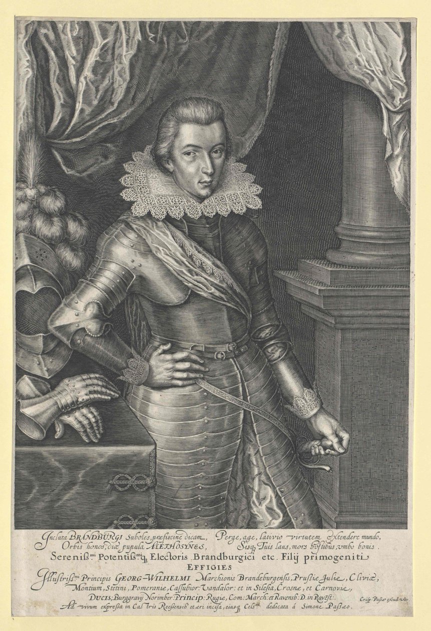 Electeur de Brandebourg Georg Wilhelm - Artist Unknown